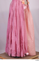  Photos Woman in Historical Dress 76 historical clothing lower body pink skirt summer dress 0008.jpg